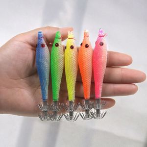 10/12/13/15cm ABS Cuttlefish Squid Jig Sea Fishing Lure Kit 12/14/19/26g Hard Bait Octopus Shrimp Squid Lure for Lake Fishing - Product Image 3