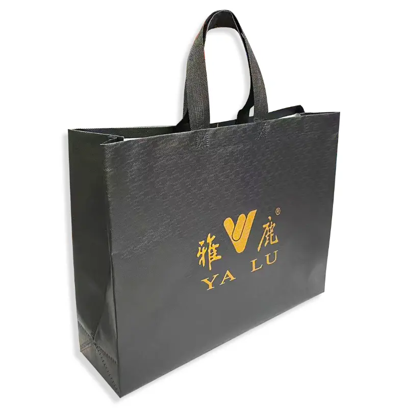Bolsas de compras de tela con logotipos, bolsas de mano de tela no tejida con logotipo, precio al por mayor