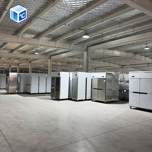 Réfrigérateur commercial vertical à double température, quatre portes, en acier inoxydable, refroidissement par air, prix d'usine - Product Image 6
