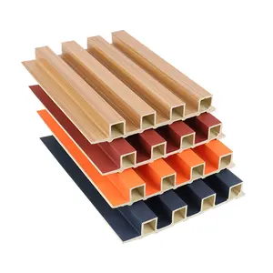WPC madera grano Pvc cubierta ecológica panel de precio compuesto decorativo para paneles de pared 3D decorativos
