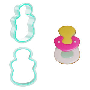 Ensemble de découpoirs à biscuits en plastique pour événements, moules à fondant en forme de cœur, bouteille de champagne, <span class=keywords><strong>biberon</strong></span> et sucette pour mariage, remise de diplôme, fête prénatale - Product Image 2