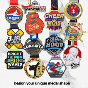 Médailles de pickleball en émail frappé à chaud, 4 couleurs, en alliage de zinc, logo de raquette en relief 3D, médaille sportive personnalisée en métal pour les compétitions - Product Image 6