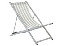 EVER SHINE Chaise longue pliante promotionnelle en acier avec tissu Sling, mobilier de jardin contemporain