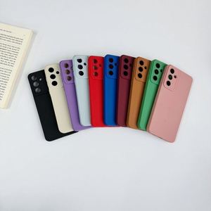 เคสซิลิโคนสีทึบลายลูกกวาดสำหรับซัมซุงกาแล็คซี่เคสโทรศัพท์ผิวด้าน TPU แบบนิ่ม A54 S23 C55 A55 A33 A73 A24 - Product Image 2