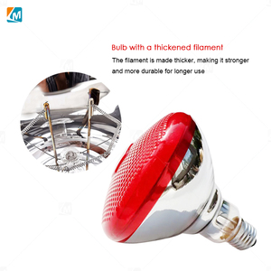 Lampe chauffante infrarouge en verre de quartz épaissi étanche YYX LMA10 175W pour élevage de porcs et d'animaux de basse-cour - Product Image 6