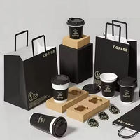Emballages en papier personnalisés pour frites à emporter, boîtes à hamburgers, gobelets en papier, sacs en papier, boîtes à emporter pour la restauration rapide