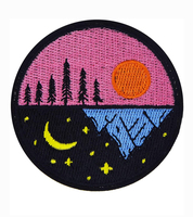 Patchs brodés sur vêtements, pièces, patchs de broderie par transfert de chaleur