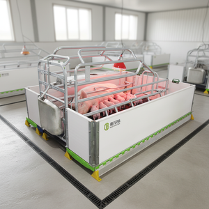 Gabbia per Suini da Parto Personalizzabile, Nuova Condizione, Acciaio Zincato, Marca DEBA BROTHER, Lunga Durata - Product Image 1