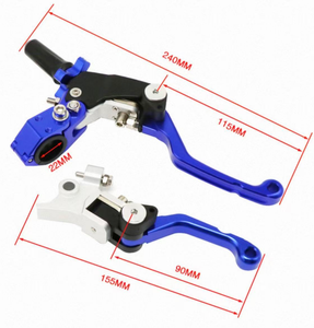 CNC 360 °   Leviers d'embrayage et de frein pliables anti-rupture pour motos de motocross KTM SXF/EXC - Product Image 2