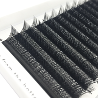 Extensions de cils synthétiques modernes au design original, à prix abordable, 0.07, aspect naturel, faux cils doux en coton noir, vente en gros