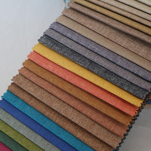 Vải trang trí nội thất giả vải lanh 100% polyester, không xù, in họa tiết, khuyến mãi - Product Image 2