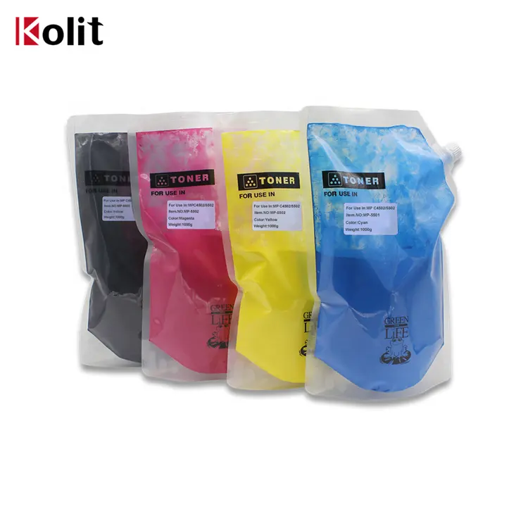 Toner Bubuk Isi Ulang Printer Laser Toner Cartridge untuk Ricoh MP C4502 C5502 Toner Penyalinan