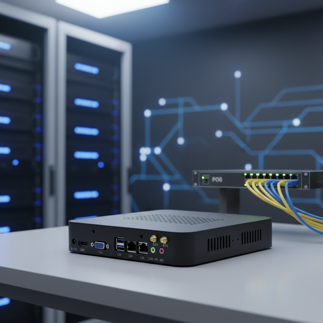 Intel Core I9 13th Gen 32GB DDR5 2TB SSD Neural Network AI Mini PC With 4 Channel 2.5G PoE LAN Port