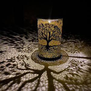 Autres bougeoirs lanternes et bocaux à bougies Led Lanternes solaires Lampes de jardin Lanternes murales d'extérieur - Product Image 1