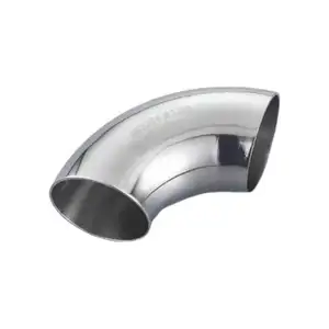 DONGLIU SS304 Stainless Steel Butt Weld Sanitary Bend 90 Degree Elbow