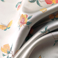 Tissu Jacquard Satiné Teint Fil à Fil Respirant Écologique Premium 100% Polyester 150D 200gsm Moyen pour Filles - Nouvelle Collection 2026 à Succès
