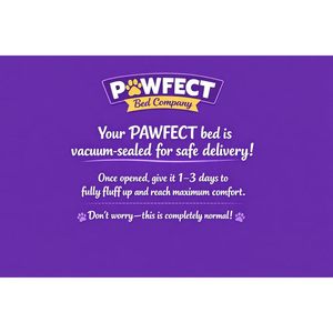 Pawfect Bedding Company Orthopedic <b>Dog</b> <b>Bed</b> XX Large Gray Plush <b>Cover</b> Removable Washable Supportive High Density Foam Rectangle - Product Image 4