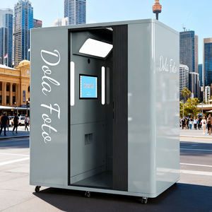 올인원 동전 주입식 셀피 자동 포토부스 쉘 프린트 셀카 키오스크 인클로저 맞춤 제작 - Product Image 1