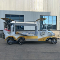 2026 XCEGO Chariot et carrosse funéraires électriques à traction équine en acier Q235 certifiés CE pour le transport de cercueils