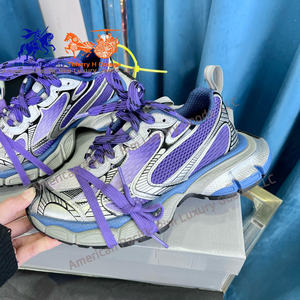 Chaussures de sport décontractées de haute qualité, style chunky, à lacets, en maille et polyuréthane, pour le skateboard et le basketball, jusqu'à la taille 3XL - Product Image 3