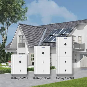 Solar System Storage Kit With PV Hub 3600KW Hybrid Solar Power System With 10KWH Lithium Battery For Building Roof