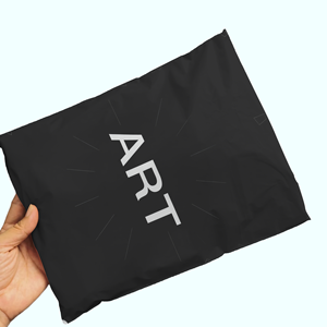 Bolsa de polietileno negra personalizada para envíos, bolsa ecológica impresa para ropa, bolsas de plástico transparente para envíos. - Product Image 1