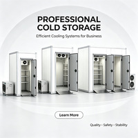 2-8 ° Ruang Pendingin Komersial C Walk-in Cooler dengan Panel Isolasi PU, Desain Hemat Energi untuk Toko Bunga dan Pabrik Cokelat