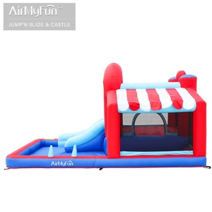 Toboggan combiné de château de rebond gonflable direct d'usine pour enfants avec maison de <span class=keywords><strong>balle</strong></span> unisexe pour la fête et l'utilisation de terrain de jeu - Product Image 4