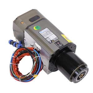 Moteur de broche synchrone HQD 5 axes 20 kW HSK63E GDL75 PM à refroidissement par eau pour centre d'usinage GDL75Y-HSK63E-18Z/20 HQD 5 axes 2 - Product Image 2