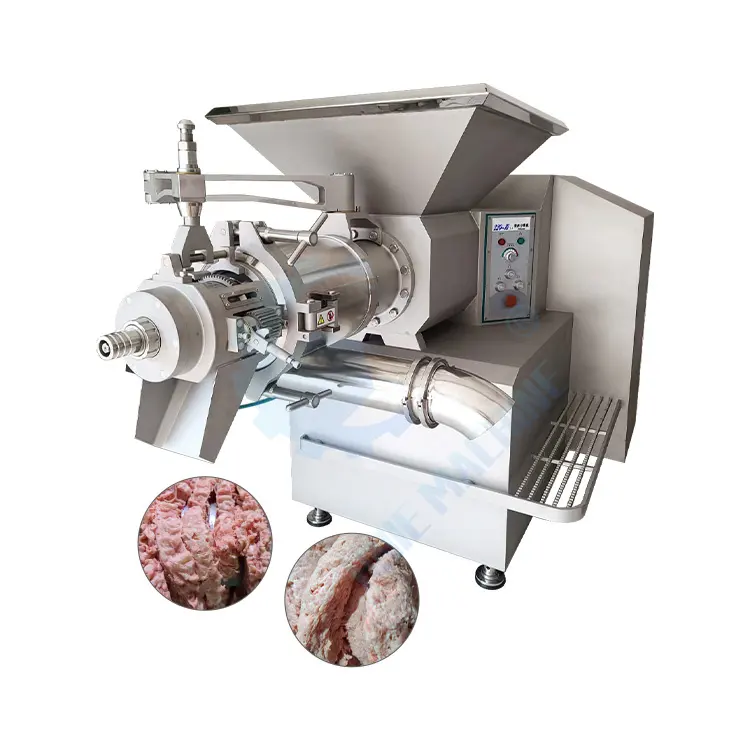 Máquina separadora de carne de conejo, deshuesador de hueso de pato de alta capacidad