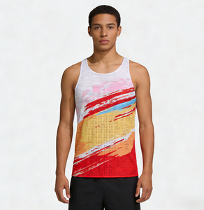 Débardeur de course à sublimation intégrale pour entraînement sportif, imprimé sur toute la surface, personnalisable - Product Image 5