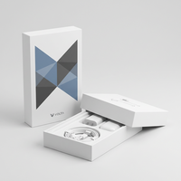 Boîte en carton ivoire personnalisée de qualité supérieure pour l'emballage d'accessoires de téléphonie mobile, d'accessoires électroniques et numériques