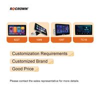 Android layar 9 inci radio auto Fm Radio mobil Double Din pemutar Video Android 10 Auto Multimedia Stereo Gps Navigator