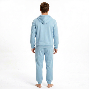 Sudadera con capucha y cremallera, diseño de logotipo personalizado, conjunto deportivo informal para adultos, invierno, algodón, 350 GSM, talla grande - Product Image 2