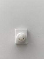 Interruptor de Botón Pulsador Autoblocante KAN-42 0.4A 14VDC, Interruptor de Bloqueo Vertical Mini PCB para Pequeños Juguetes Electrónicos y Dispositivos Portátiles