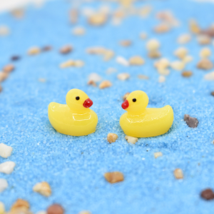 50 Piezas de Adornos de Resina con Forma de Patito para Manualidades, Figuras de Animales en Miniatura para Joyería - Product Image 5