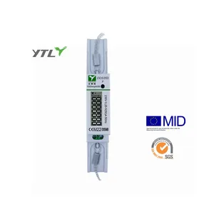 YTL DDS353 0,25-50A Carril DIN Monofásico 1 Cable Carril DIN Medidor de energía monofásico