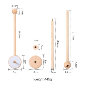 Supporto per Mobile da Culla in Legno di Faggio Naturale, 33 Pollici Regolabile, Certificato CPC CE, Decorazione per Cameretta, <span class=keywords><strong>Regalo</strong></span> Montessori per Neonati - Product Image 3