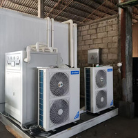 Unidad de condensación refrigerante monobloque todo en uno de 10, 15 y 25 HP para cámaras frigoríficas industriales y congeladores de gran capacidad.