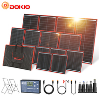 Contrôleur solaire flexible pliable DOKIO pour batterie 12V, contrôleur solaire USB 10A/20A