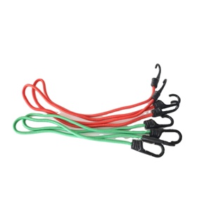 Эластичный шнур (банджи) диаметром 8 мм с двойными стальными крюками, нагрузка до 65 кг, для кемпингового снаряжения - Product Image 6