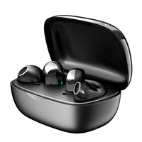 Auriculares Inalámbricos con Clip para Oreja 5.4, Resistentes al Agua IPX6, Control por Voz, Deportivos, para Correr, Pantalla Digital, Baja Latencia