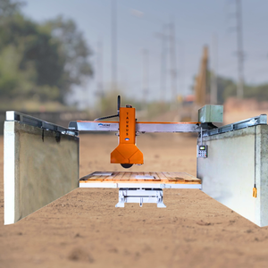 Máquina cortadora de piedra, sierra de puente, cortador de bloques de mármol de granito con mesa giratoria - Product Image 1