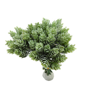 Pilihan sukulen buatan Mini, berbagai jenis sukulen imitasi tanpa pot, dekorasi rumah pengaturan bunga Agave Echeveria - Product Image 5