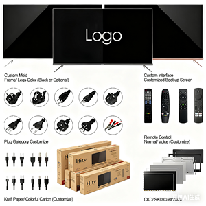 Televisor LED LCD Original de Fábrica China de <span class=keywords><strong>40</strong></span> <span class=keywords><strong>Pulgadas</strong></span>, Logotipo Personalizado, Android, Multi-idioma, WiFi, Smart <span class=keywords><strong>TV</strong></span> - Product Image 5