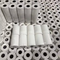 80x60 80x70 80x80 57x50 57x40 57x30 57x38 Gulungan Kertas Kasir Thermal Bebas BPA Kehalusan Tinggi Pencetakan UV Lapisan Tunggal