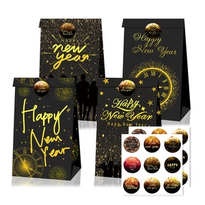 New Year's Eve <strong>Party</strong> <strong>Bags</strong> 2025 Happy New Year Gift <strong>Bags</strong> with 18pcs <strong>Stickers</strong> for New Years Eve <strong>Party</strong> Supplies - Product Image 1