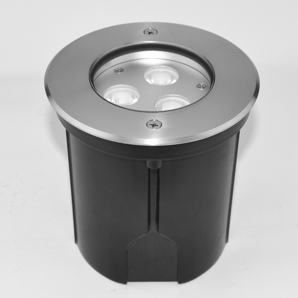 Die-Cast Aluminum IP67 Waterproof 9W RGB Dimmable Outdoor LED Inground Landscape Step Light for Stair Swimming Pool 3-Year