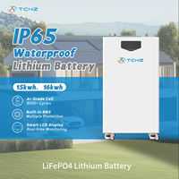Batería de Iones de Litio LiFePO4 de 51.2V 314Ah 16kWh, Compatible con Red Híbrida, Protección IP65, con Ruedas