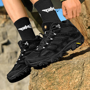 Botas de trabajo resistentes al desgaste para obras de construcción, ropa de trabajo, zapatos deportivos impermeables y antideslizantes para senderismo para hombres - Product Image 4